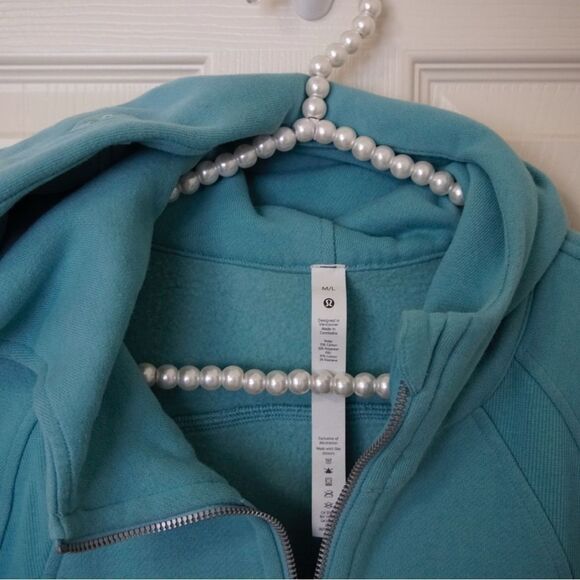 Lululemon Scuba Half Zip with Hood | Blue | Size M/L - Picture 2 of 9